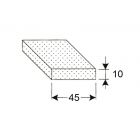Celrubber 45x10 mm op rol van 10 meter