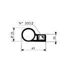 Fermod deurrubber 3461