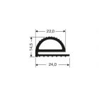 Rubber afdichting JCR-002 grijs koel- en vriescel
