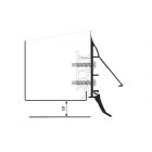 Sleeprubber koelceldeur