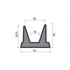 Mousegummi voor koelceldeuren en vriesceldeuren.