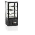 Tefcold UPD80 mini gebaksvitrine zwart