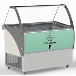 Elegante schepijsivitrine