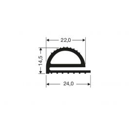 Rubber afdichting JCR-002 grijs koel- en vriescel