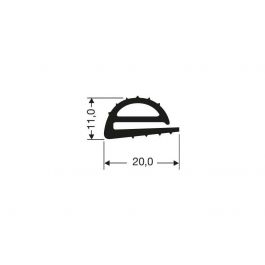 Rubber afdichting JCR-003 grijs koel- en vriescel