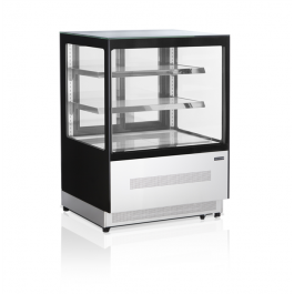 Tefcold koelvitrine LPD900F-P Zwart