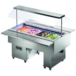 Nordcap saladebar Isola 4M Inox UM in RVS