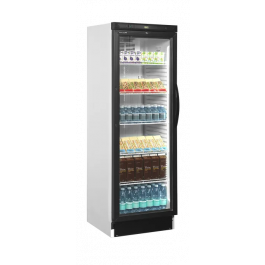 Tefcold CEV425 L/H 1LED, witte koelkaste met linksdraaiende deur.