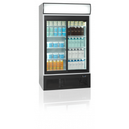 Tefcold FSC1950S glasdeur koelkast met schuifdeuren