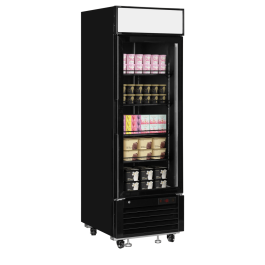 Tefcold LGF2500B vrieskast met glasdeur