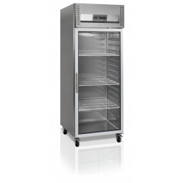 Tefcold RK710G rvs glasdeur koelkast GN-formaat