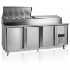 Tefcold SS8300 koelwerkbank met saladette
