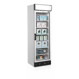 Tefcold UFFS371GCP glasdeurvrieskast met canopy